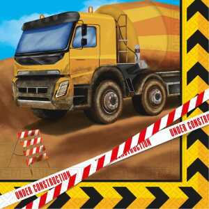 Servietten 33x33cm Construction 20er FSC-Mix, 2-lagig,, Procos PROCOS