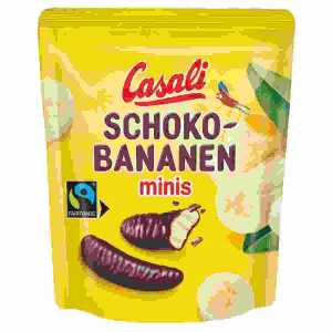 Casali Schoko Bananen Minis 110g, Bananen-Fruchtschaum