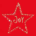 Serviette 33x33cm Joy red, 3-lagig, 20 Stück,, ti-flair