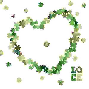 Serviette 33x33cm Lucky Heart, 3-lagig, 20 Stück,, ti-flair