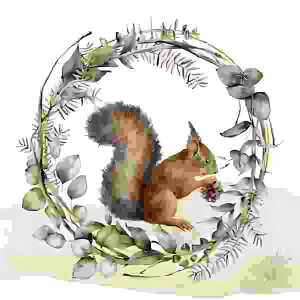 Serviette 33x33cm Orava Kartiolla, 3-lagig, 20 Stück,, ti-flair