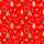 Serviette 33x33cm Piccola Decorazione Invernale red; 3-lagig, 20 Stück