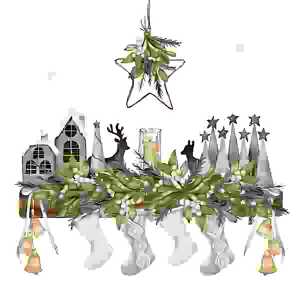 Serviette 33x33cm Vaningshus Dekorasjon, 3-lagig, 20 Stück,, ti-flair