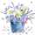 Serviette 33x33cm Fleurs des Champs, 3-lagig, 20 Stück,, ti-flair
