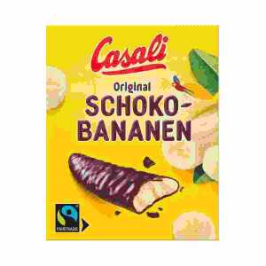 Casali Original Schoko Bananen 150g, Bananen-Fruchtschaum