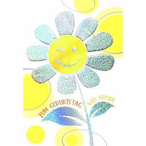 Geburtstagskarte Blumen 4016723822559