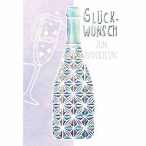 Geburtstagskarte Sekt Kurt Eulzer EULZER