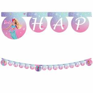 Banner Barbie Fantasy Happy Birthday FSC-Mix, Procos PROCOS