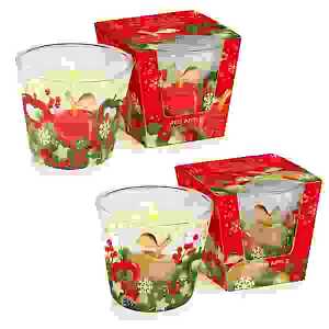 Duftkerze im Glas Christmas Eve sortiert, 115g BARTEK