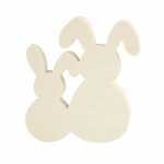 Hasen 16x17x2cm aus Sperrholz,, Creativ Company CREATIV...