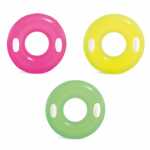 Schwimmring Hochglanz 76cm 3fach sortiert, zwei Haltegriffe