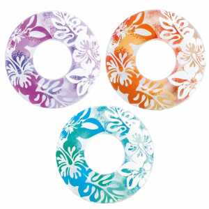 Schwimmring Farbröhren 91cm 3fach sortiert, orange, lila, blau/grün,