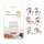 Diamond Painting Sticker Einhorn 6er 4,5cm, Sticker, Steine,