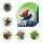 Frisbee Marvel Glow Flyer 23cm, nachtleuchtend Marvel Helden bedruckt