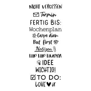 WEDO Trodat Creative Stempel SB Text Bullet-Journal / lila