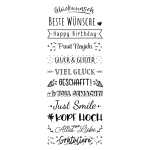 WEDO Trodat Creative Stempel SB Text Beste Wünsche / grün