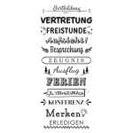 WEDO Trodat Creative Stempel SB Text Schulplaner / blau