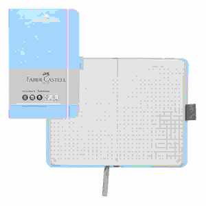 Faber Castell Notizbuch 90x140 194 S kar 100g/m² himmelblau
