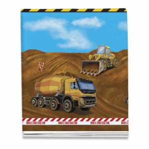 Tischdecke 120x180cm Construction, wiederverwendbar,, Procos PROCOS