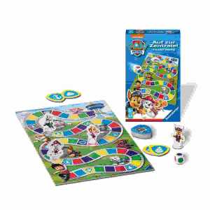 Brettspiel Paw Patrol Auf zur Zentrale!, 1x Spielplan, 4x Spielfiguren