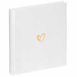 Fotoalbum 20x20cm Classic Emotion weiß, Leineneinband,