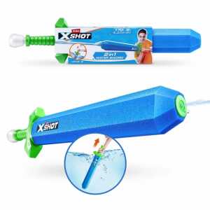 X-Shot Water Warfare Foam Sword Blaster S1, 2in1 Open Box, Bulk, 12pcs