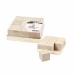 Holzwürfel 4x4x4cm 9er mit Holztablett,, Creativ...