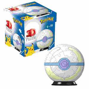 Puzzle-Ball Pokémon Heilball 54 Teile, ab 6 Jahren,, Ravensburger
