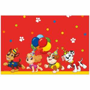 Tischdecke 120x180cm PAW PATROL, wiederverwendbar,, Procos PROCOS