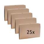 Bundle Maxibriefkarton 350x250x50mm braun 25er, 25x...