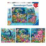 Puzzle Bezaubernde Unterwasserwelt, 3x 49 Teile, mit...
