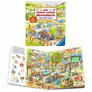 Mein Sachen suchen Wimmelbuch Auf dem Land,