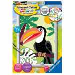Malen nach Zahlen Serie E Tukan im Dschungel,