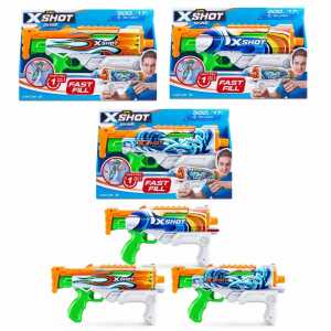 Wasserpistole X-Shot Skins Hyperload Fast Fill, 3fach sortiert, 500 ml