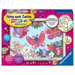 Malen nach Zahlen Serie E Fröhliche Schmetterlinge,