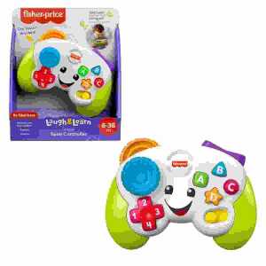 Fisher-Price Lernspaß Spielcontroller, Attrappe mit zwei "Gaming"-Modi
