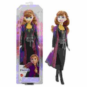 Disney Die Eiskönigin Core Ann Modepuppe im Reiselook mit Accessoires