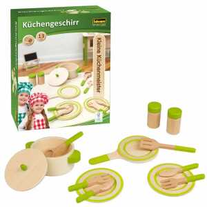 Küchengeschirr Holz 13 Teile FSC100%,