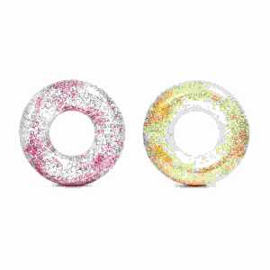 Schwimmring Glitter D119cm 2fach sortiert, sortiert HEINRICH BAUER