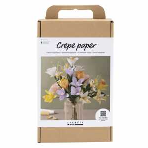 Kreativ Set Krepppapier Frühlingsstrauß,
