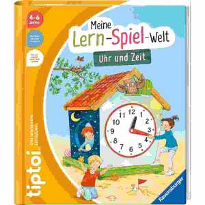 tiptoi Meine Lern-Spiel-Welt Uhr und, Zeit, 4-6 Jahren,,