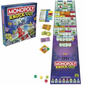 Monopoly Knock out 2-8 Spieler, Spieldauer 20min, ab 8 Jahren,