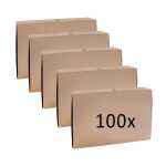 Bundle Maxibriefkarton 350x250x50mm braun 100er, 100x...
