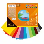 Idena Tonpapier A4 130g 2x 12 Farben FSC-Mix IDENA