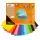 Idena Tonpapier A4 130g 2x 12 Farben FSC-Mix IDENA