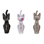 OOTB Verschlussclips Katzen 7 cm