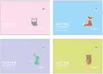 10x Interdruk selbstkl Buntpapierblock B4 8 Bl BeBe Kids Pastellfarben