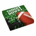 Serviette 33x33cm Touchdown, 16 Stück, Amscan