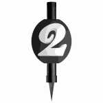 Amscan Fontäne Zahl 2 194099134040