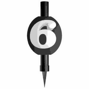 Amscan Fontäne Zahl 6 194099134088